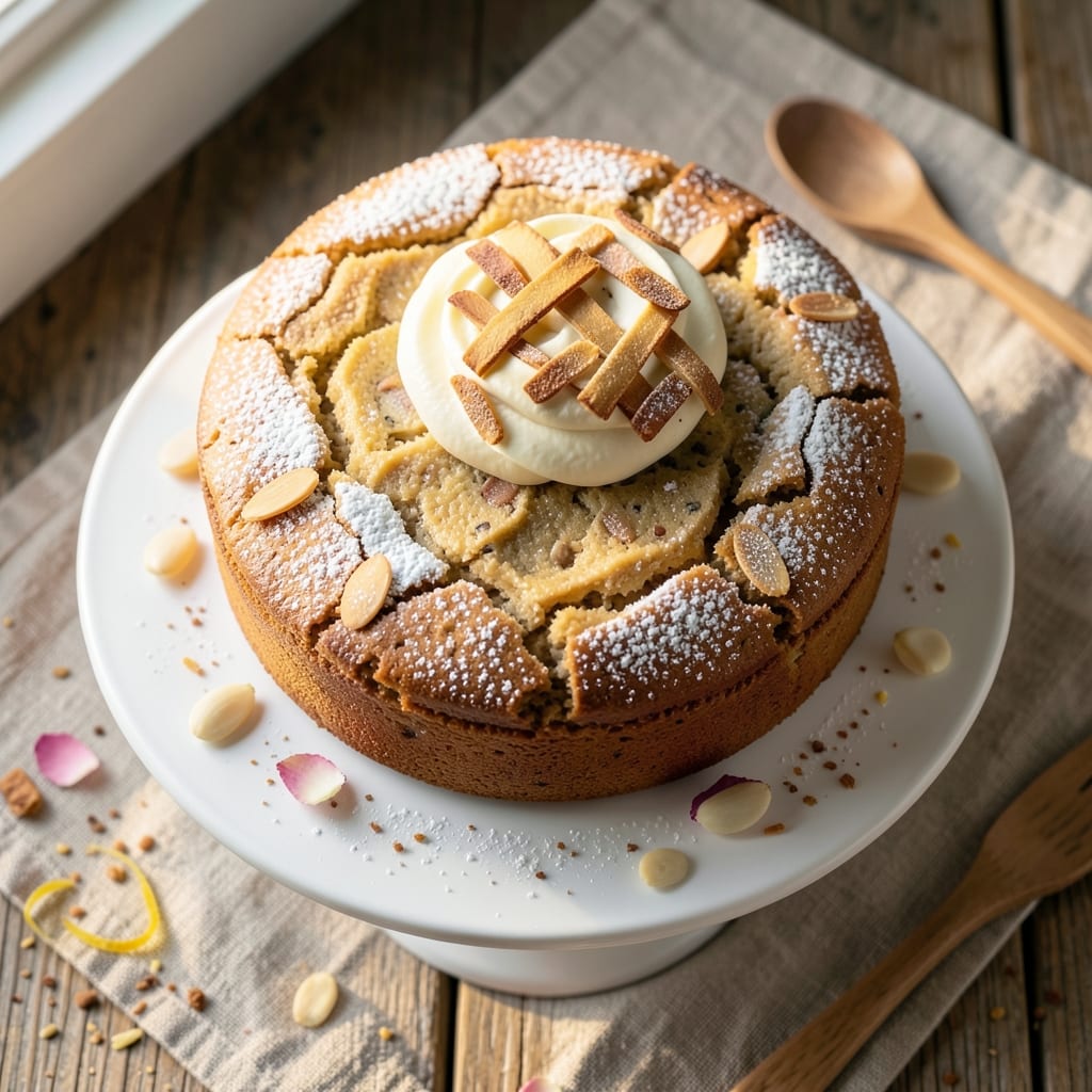Almond Frangipane Cake Recipe: Nutty Buttercream Swirls With Crispy Top