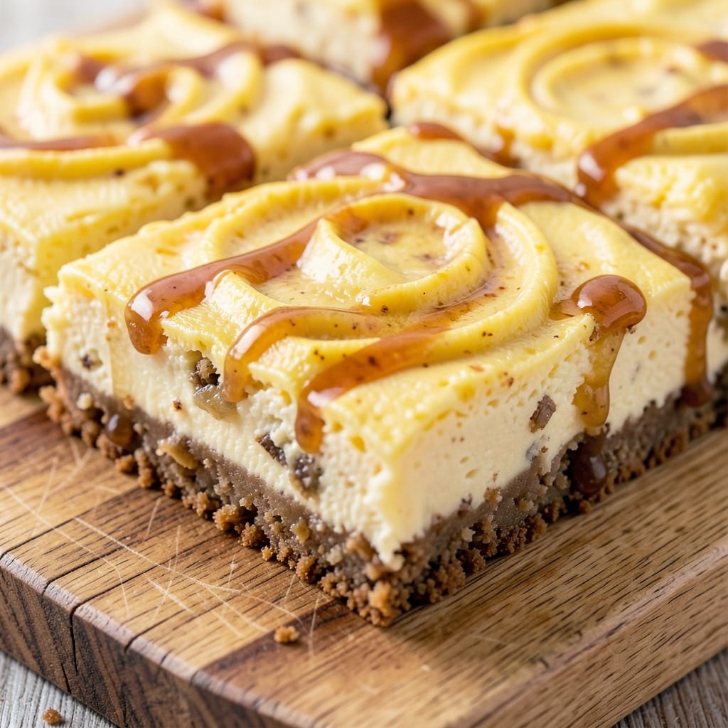 Banana Cheesecake Bars Recipe: Swirled Cream Cheese and Banana Filling